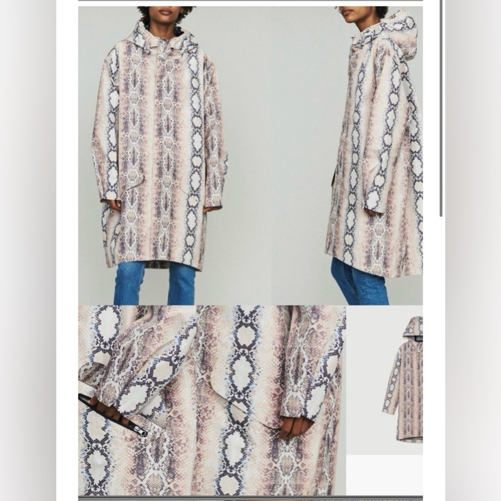 Maje Windbreaker Python Print - image 4